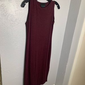 Cynthia Rowley Long Maroon Dress